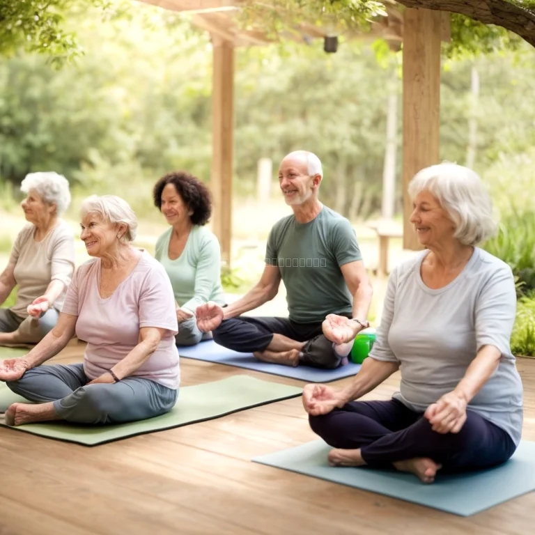 Group enjoying healthy meal together